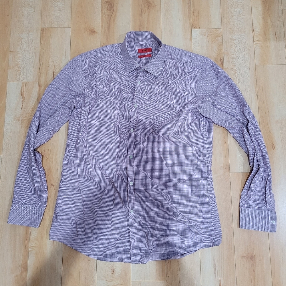 Hugo By Hugo Boss Men's Size Small Dress Shirt